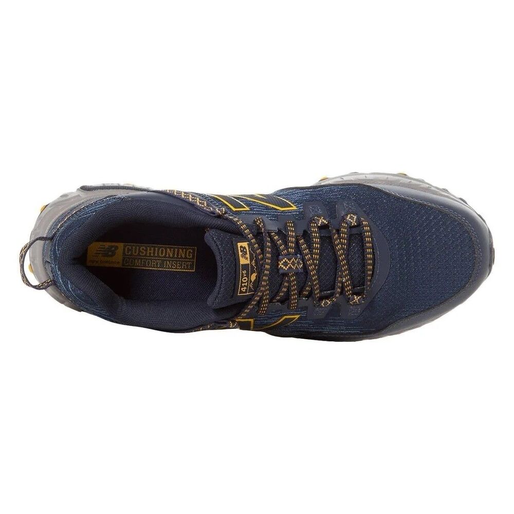 New Balance MT410LN6 Navy/ Yellow 410v6 Trail Running Shoes Men’s 12 D Hike/Trek